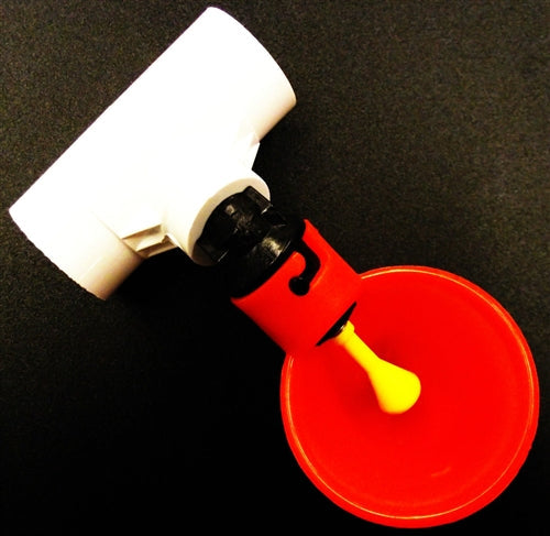 Automatic poultry chicken drinker cup & 1/2" PVC Tee