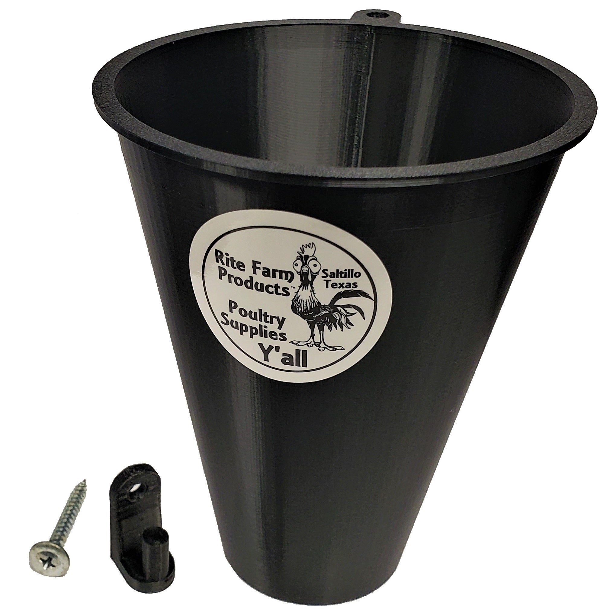 Extra Small Poly Quail Processing Kill Cone with Mount & Screw