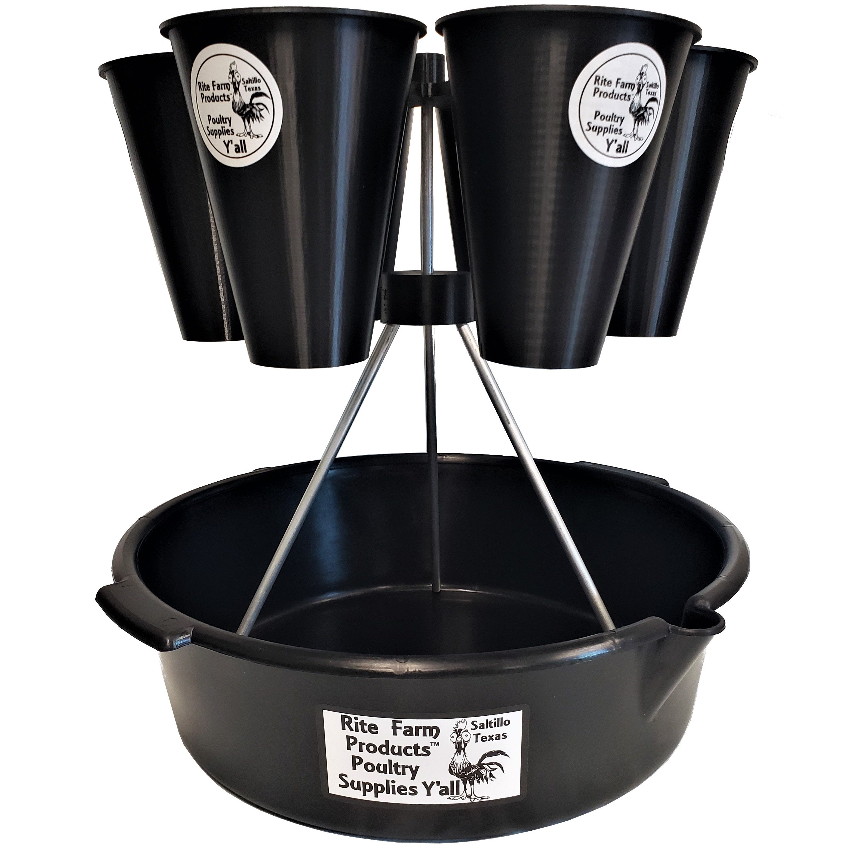 Quail Restraining 6 Cone Rotary Processing Station, Kill Cone Rotating Tower Stand