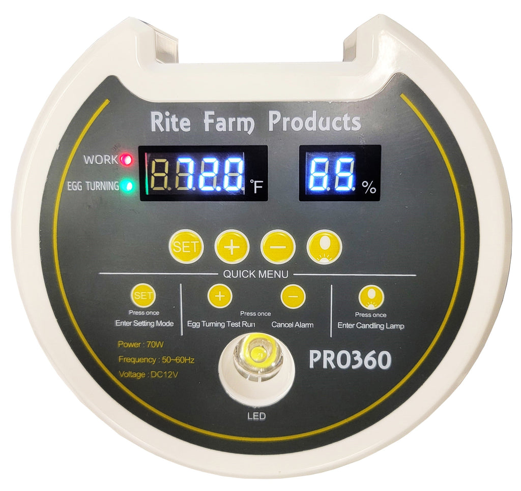 PRO 360 Rite Farm Products 21 Chicken Egg Incubator & or Optional Egg Turner Trays