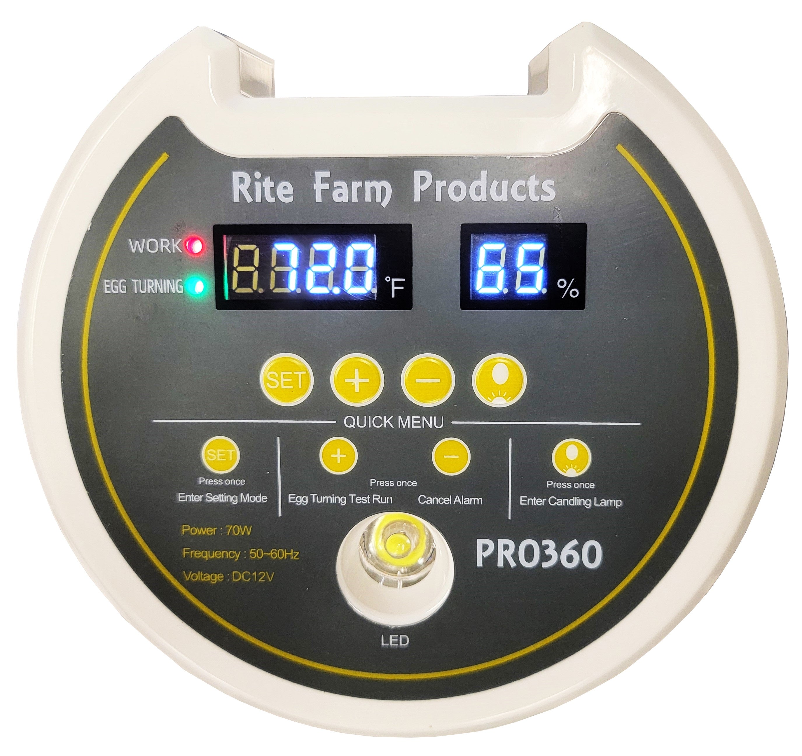 PRO 360 Rite Farm Products 21 Chicken Egg Incubator & or Optional Egg Turner Trays