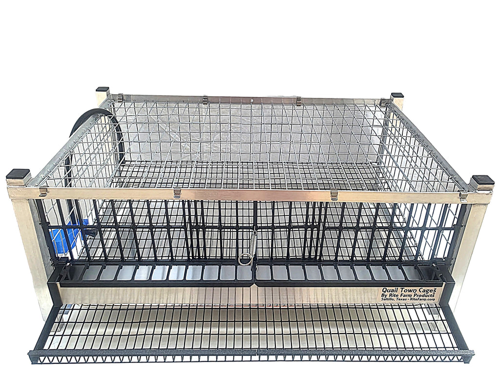 Quail Town Cages by Rite Farm Products - Pro Modular Layer Cage with Egg Rollout