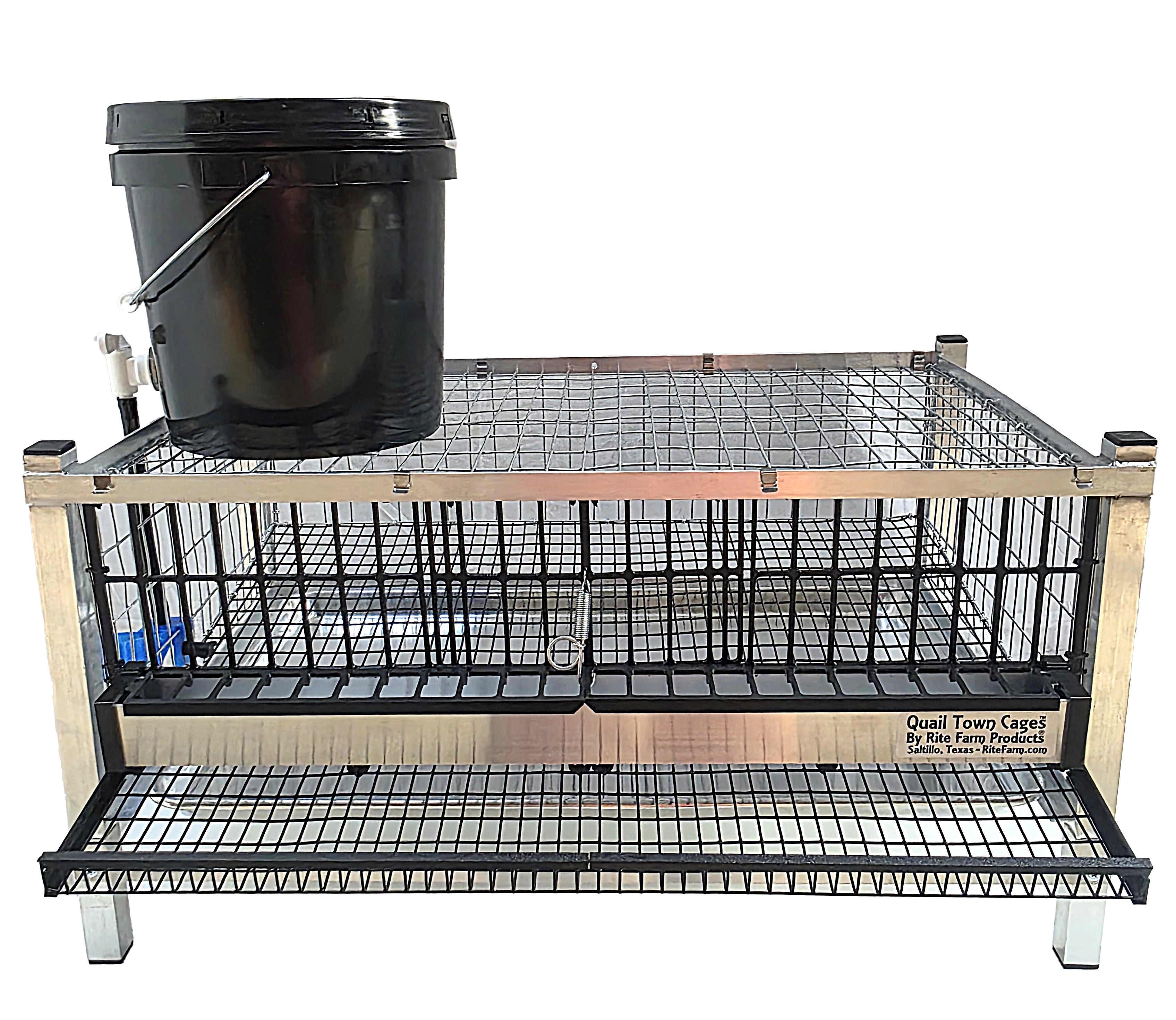 Quail Town Cages by Rite Farm Products - Pro Modular Layer Cage with Egg Rollout