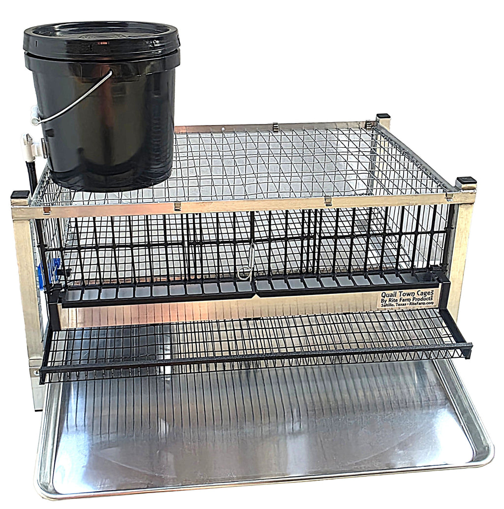 Quail Town Cages by Rite Farm Products - 100 Pack of Parchment Paper Litter Tray Inserts