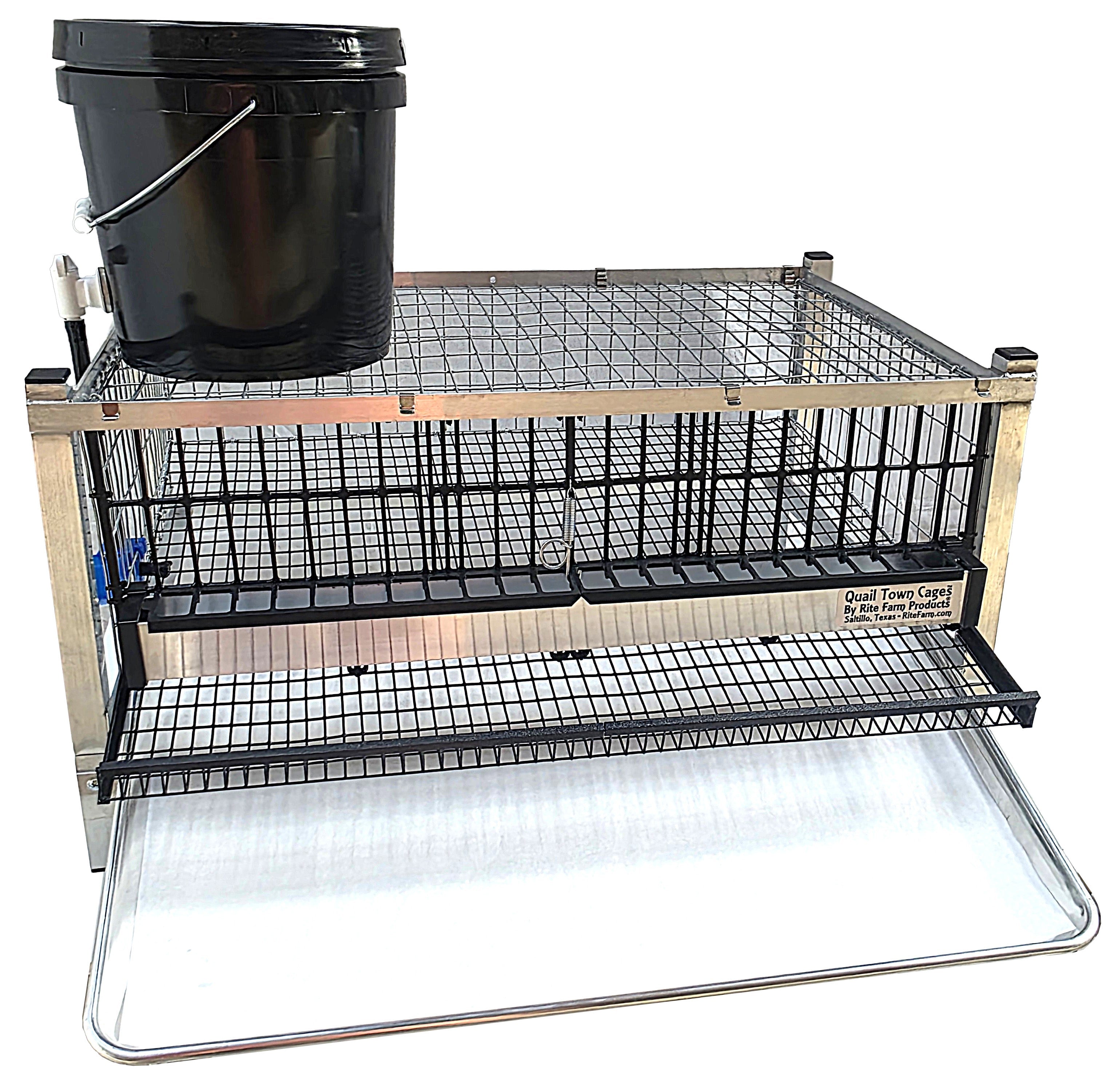 Quail Town Cages by Rite Farm Products - 100 Pack of Parchment Paper Litter Tray Inserts