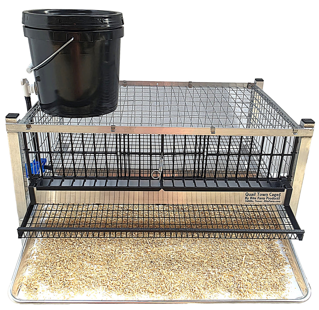 Quail Town Cages by Rite Farm Products - 100 Pack of Parchment Paper Litter Tray Inserts