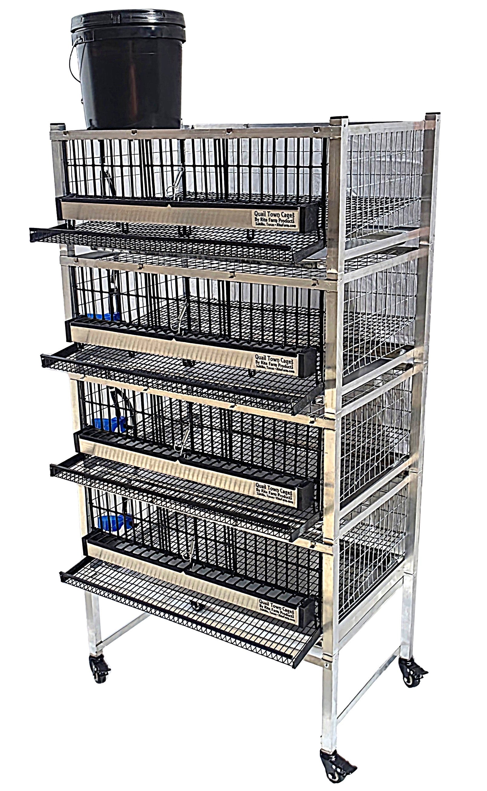 Quail Town Cages by Rite Farm Products - Pro Modular Quail Grow Out & Layer Cage System
