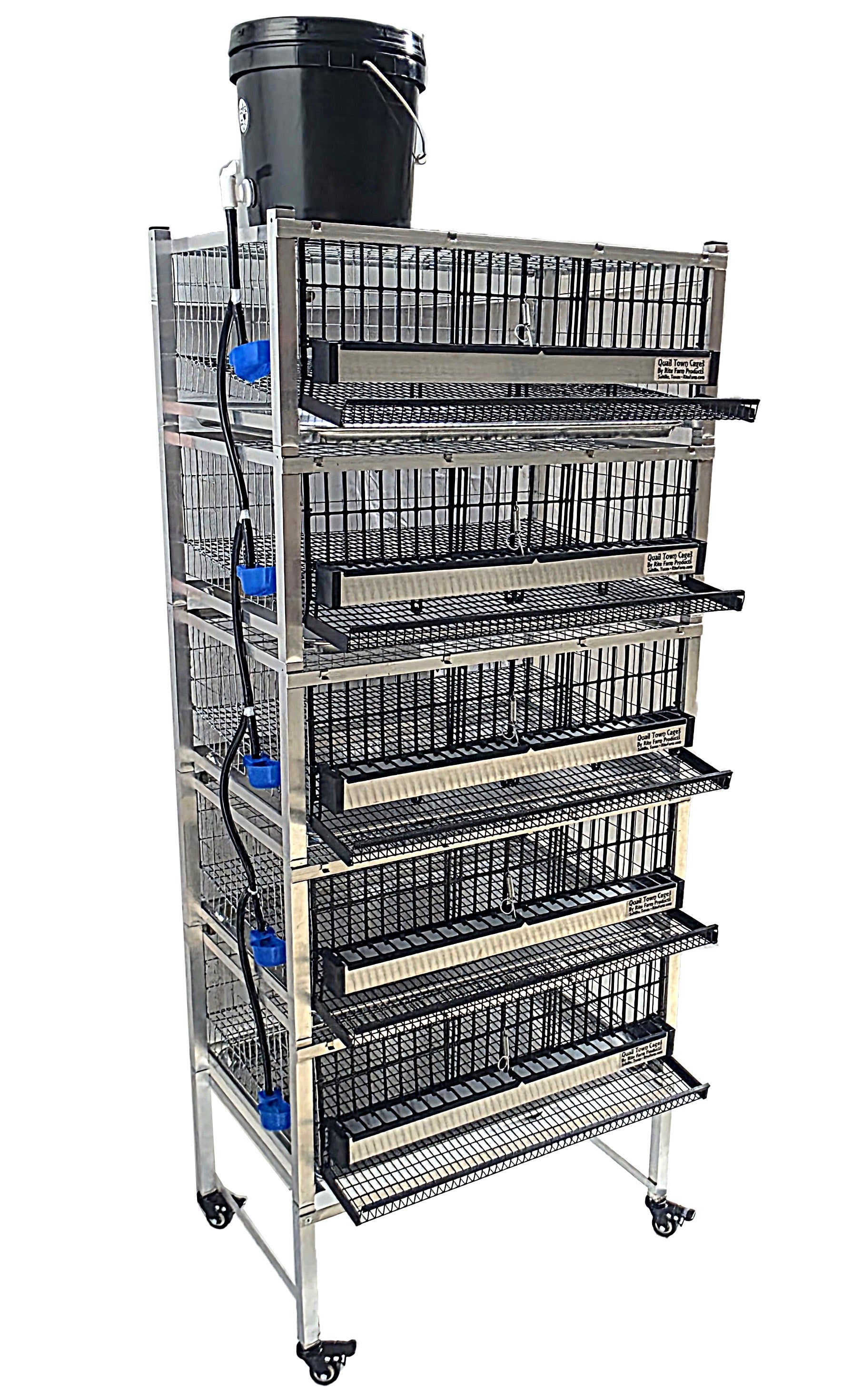 Quail Town Cages by Rite Farm Products - Pro Modular Quail Grow Out & Layer Cage System