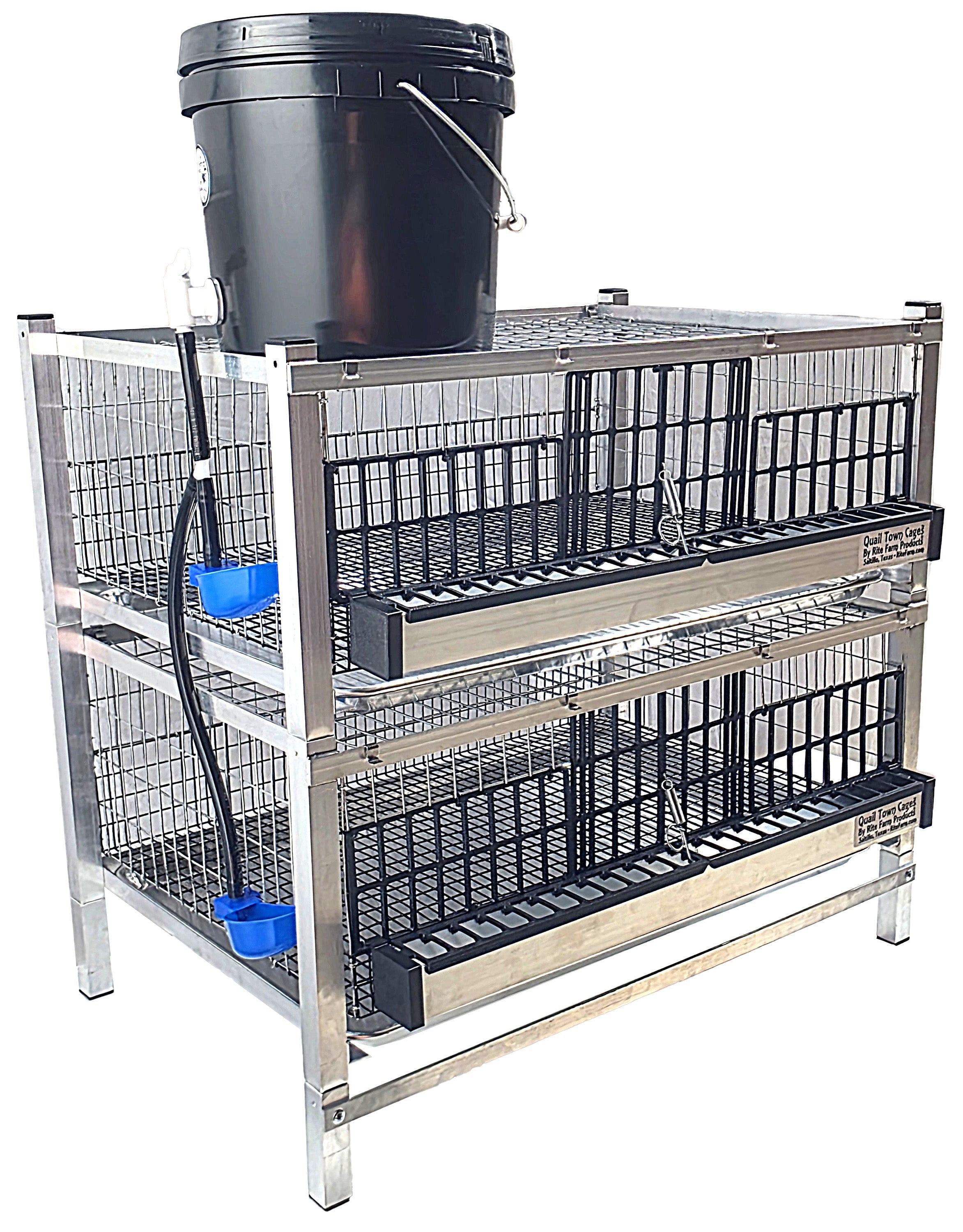 Quail Town Cages by Rite Farm Products - Pro Modular Quail Grow Out & Layer Cage System