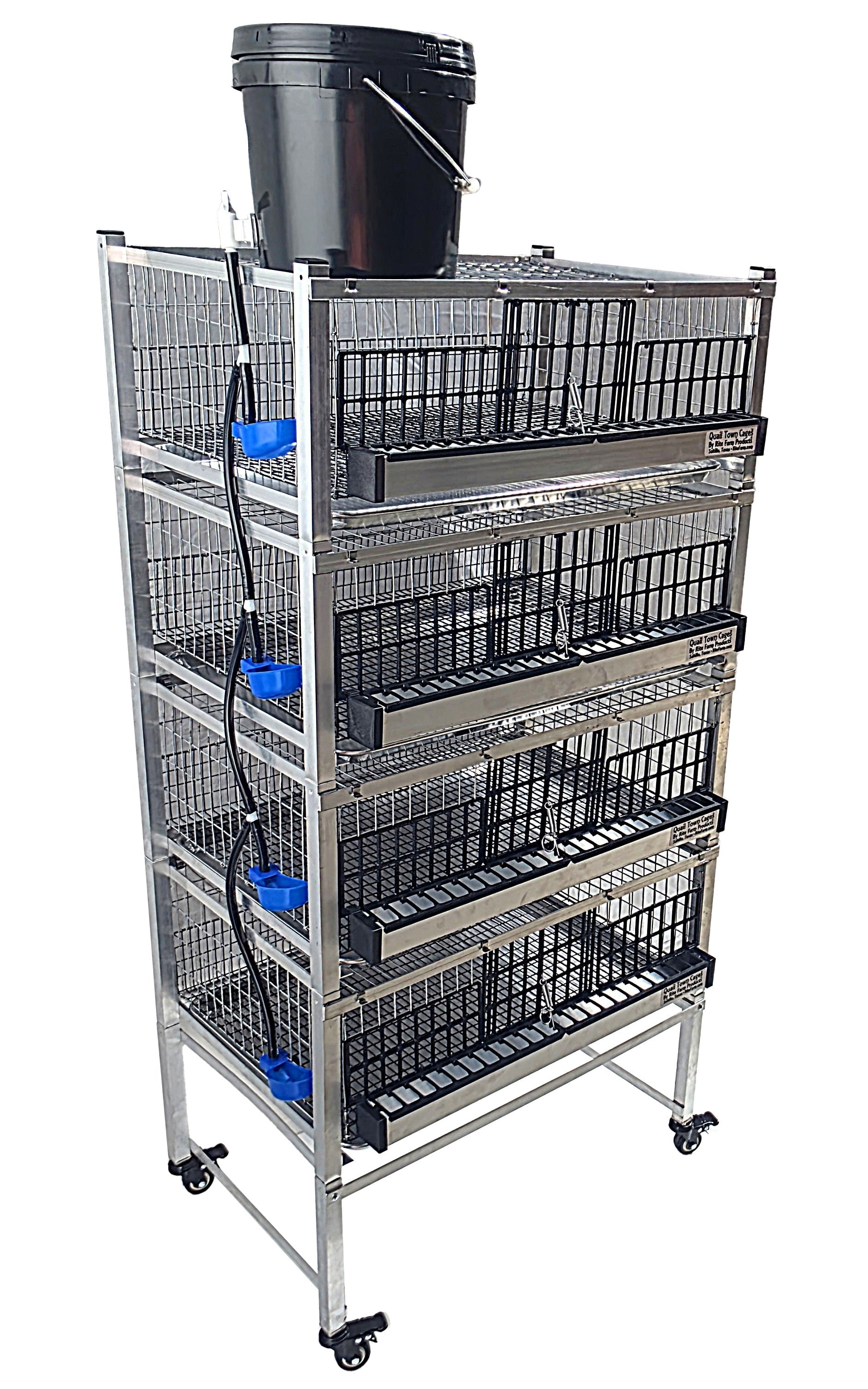 Quail Town Cages by Rite Farm Products - Pro Modular Quail Grow Out & Layer Cage System