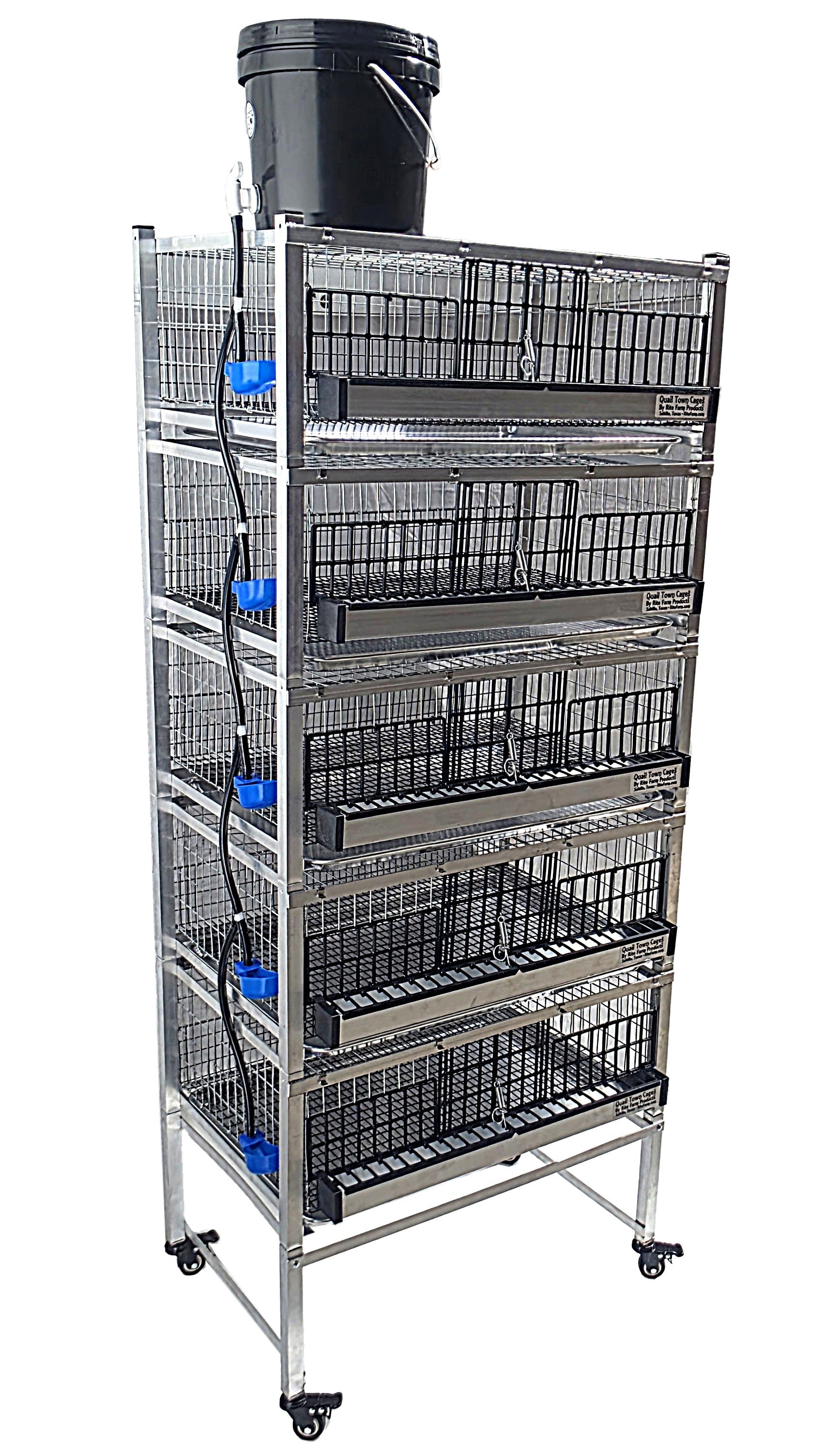 Quail Town Cages by Rite Farm Products - Pro Modular Quail Grow Out & Layer Cage System