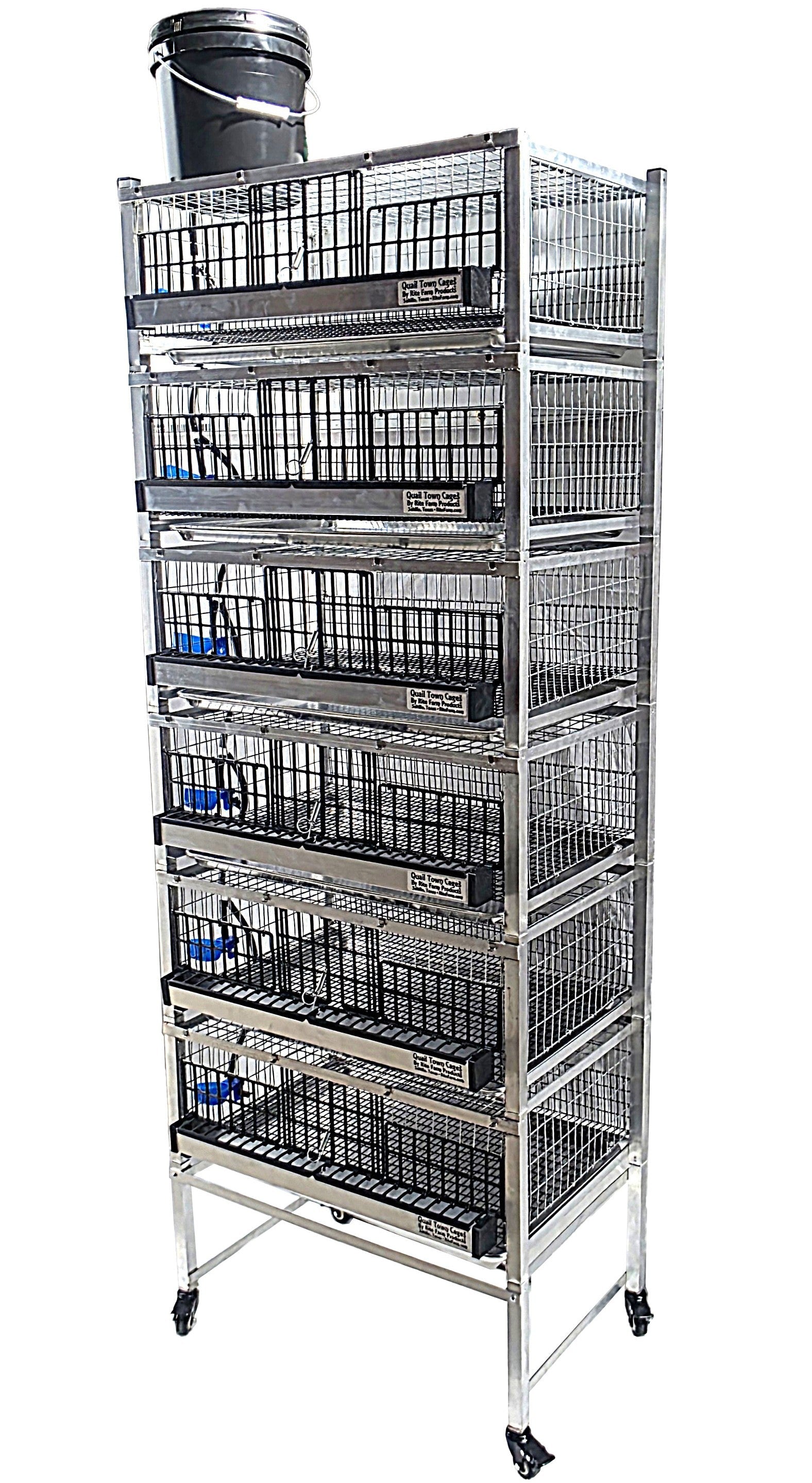 Quail Town Cages by Rite Farm Products - Pro Modular Quail Grow Out & Layer Cage System
