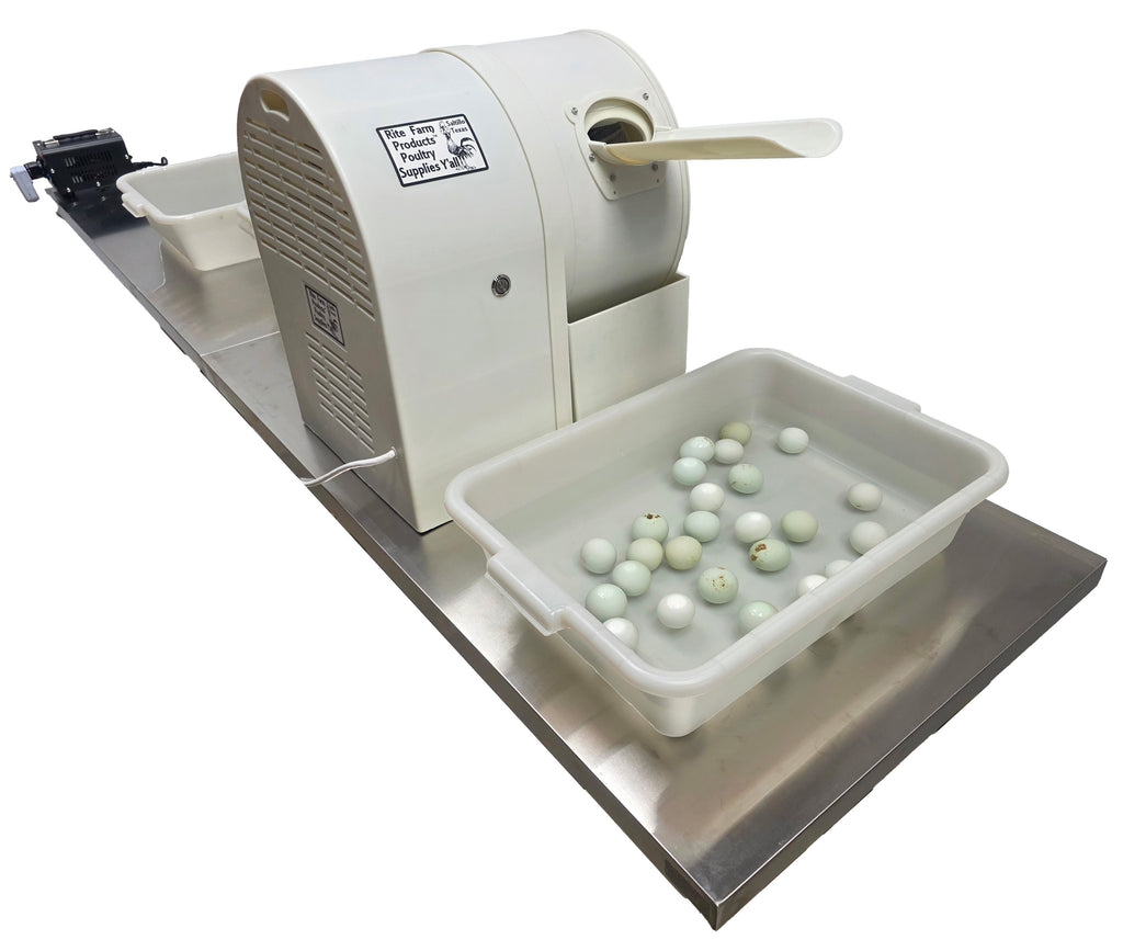Rite Farm Products Pro Egg Washer, Egg Washing Machine for Chicken, Duck, Turkey, & Peafowl Eggs
