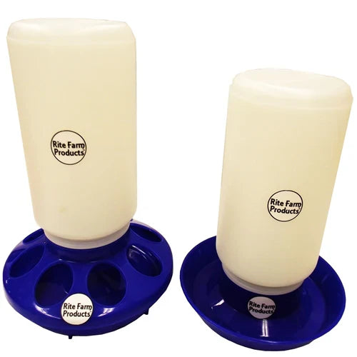 Rite Farm Products Chick Feeder & Waterer with Jars Poultry Chicken