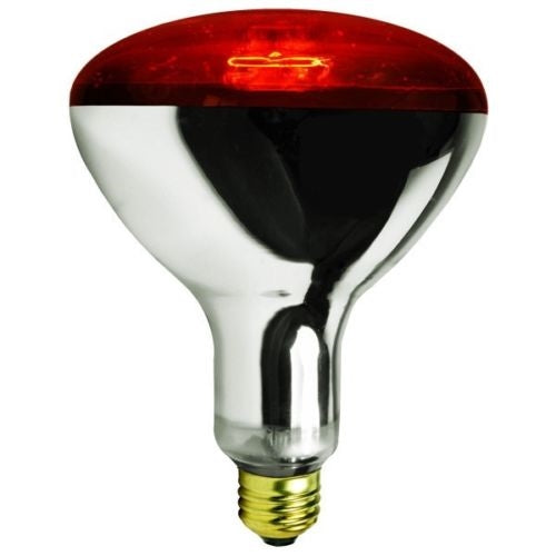125-to-250-watt Infrared CLEAR or RED Heat Lamp Brooder Light Bulbs