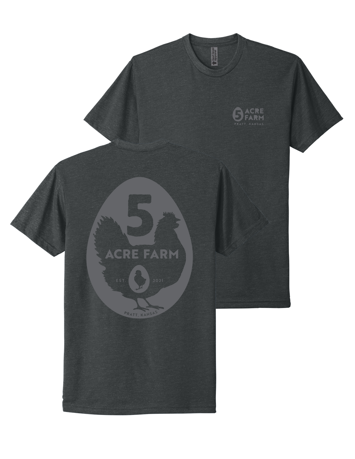 Gray Egg Logo Tee