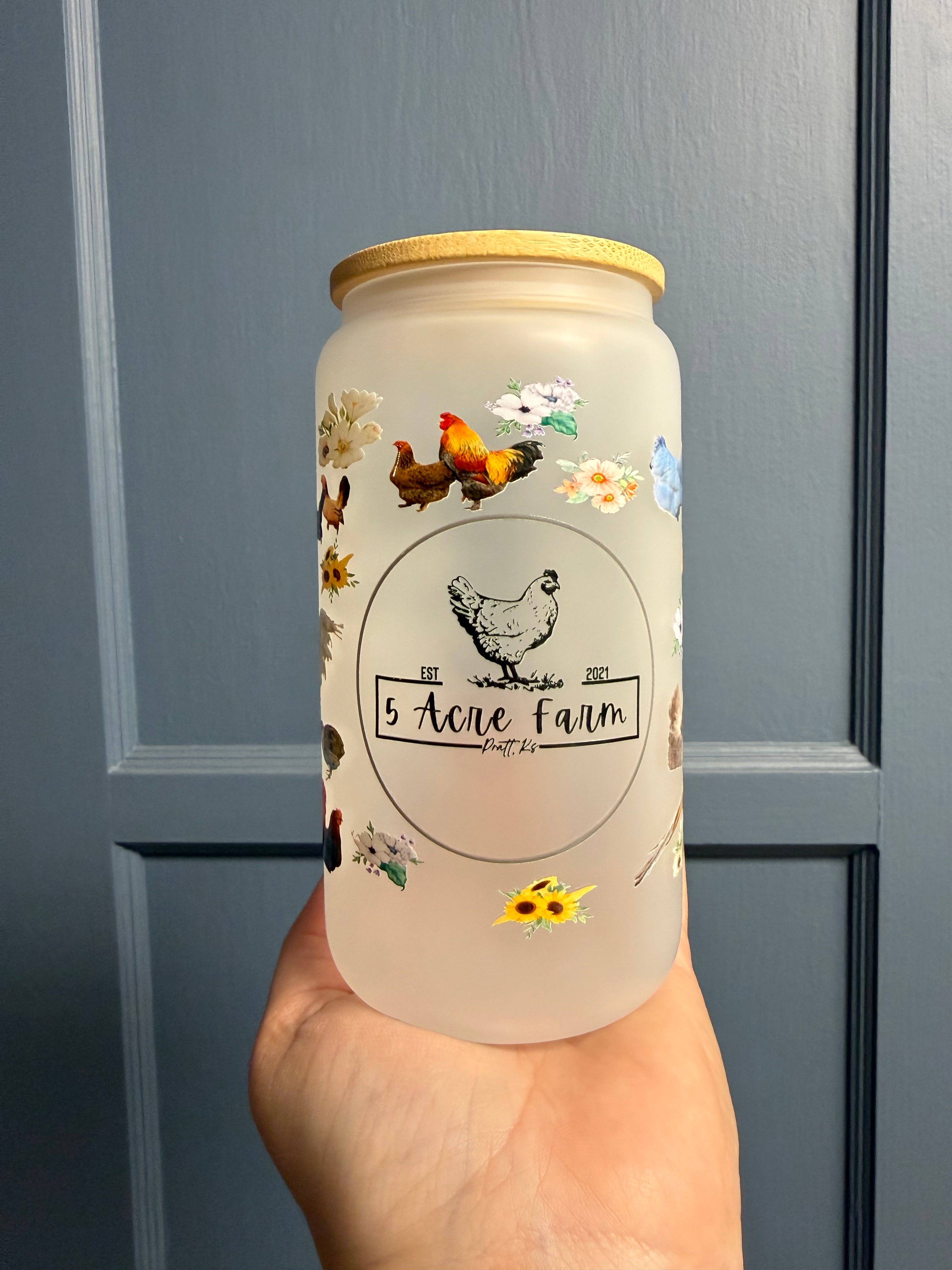 5 Acre Farm Glass Cup