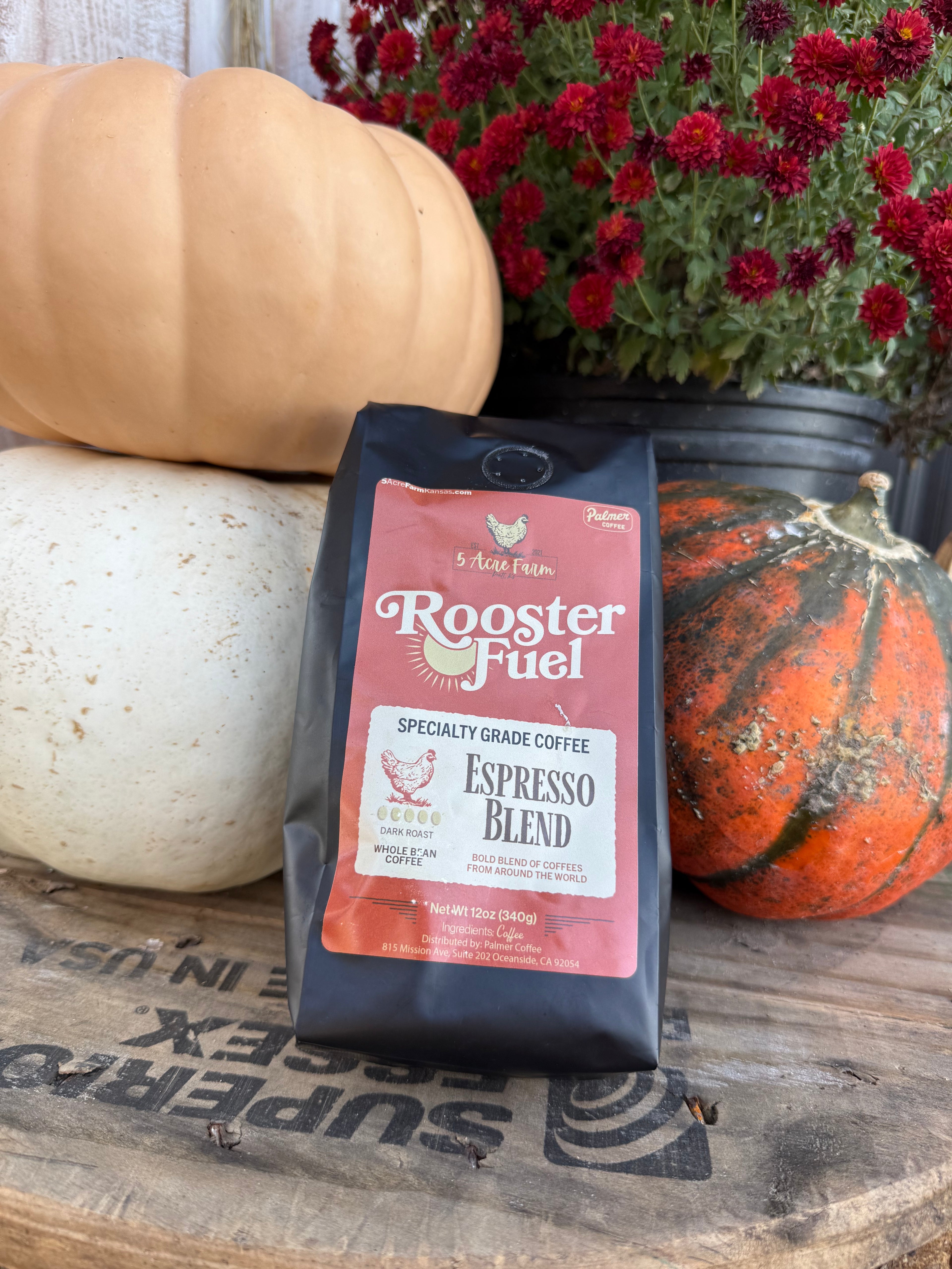 Rooster Fuel Espresso (WHOLE BEAN)