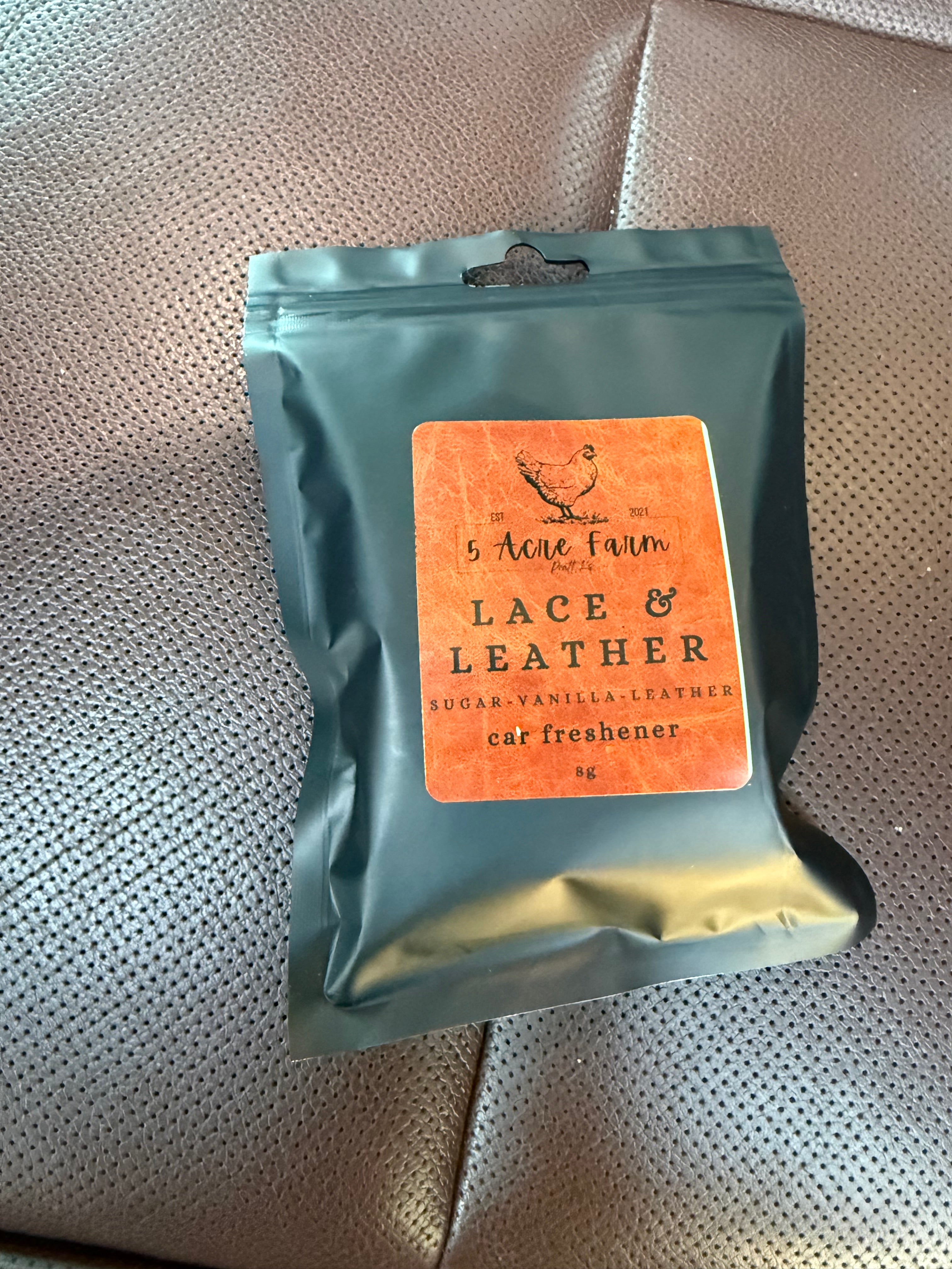 Lace & Leather Car Freshener
