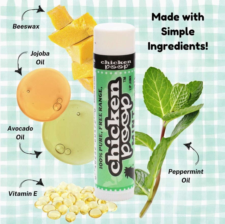 Chicken Poop Lip Balm | Mint