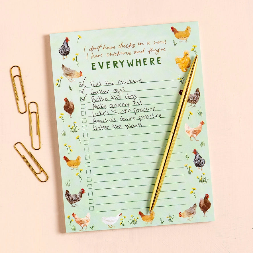 Chicken Meadows Notepad